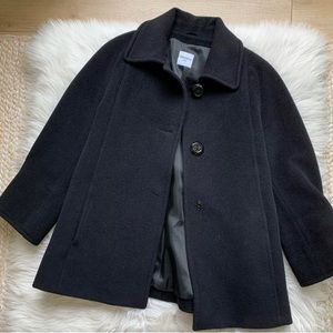 Cinzia Rocca Black Wool Coat